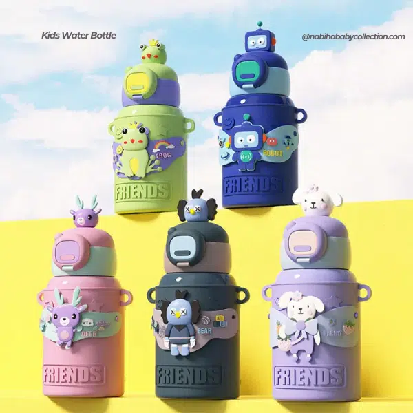 Stainless Steel Kids Sipper Bottle – 450ml