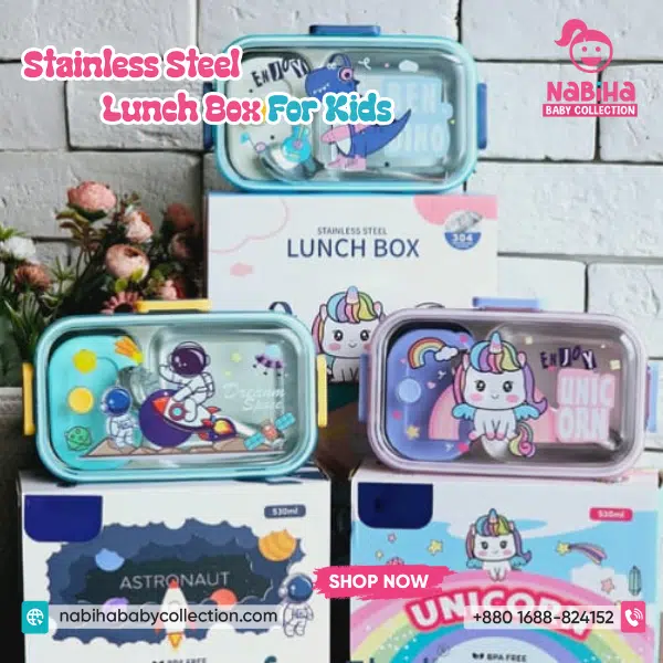 Cartoon Stainless Steel Lunch box- 700ml