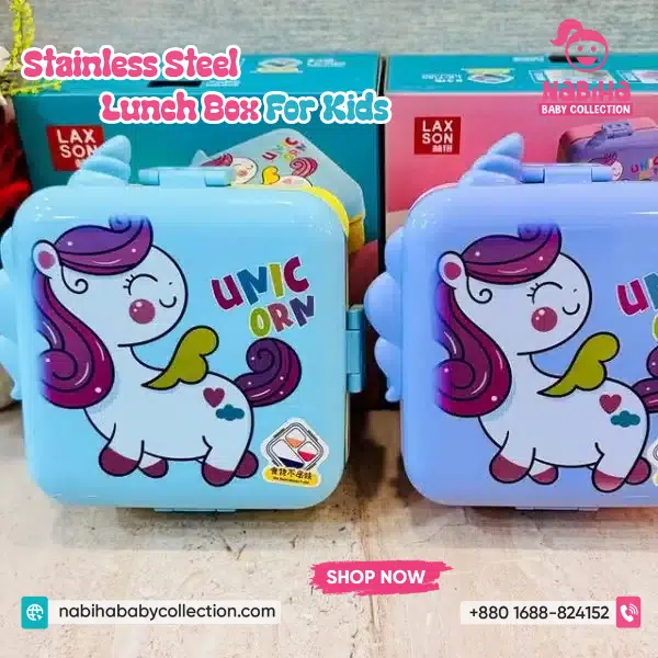 Unicorn Stainless Steel Leak-Proof Lunch Box – 1120ml