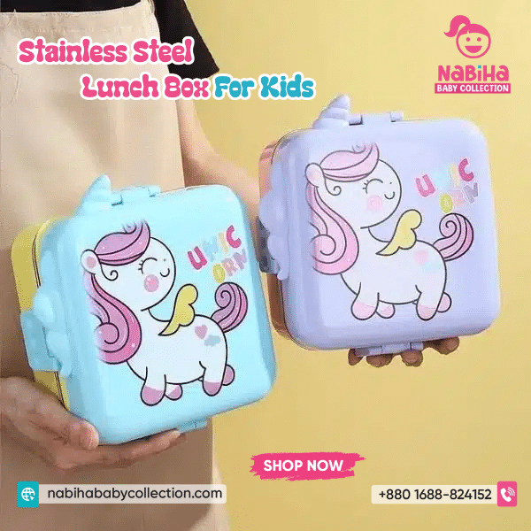 Unicorn Stainless Steel Leak-Proof Lunch Box – 1120ml