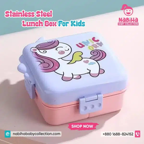 Unicorn Stainless Steel Leak-Proof Lunch Box – 1120ml
