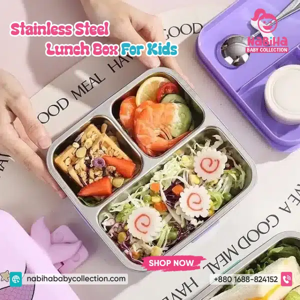 Unicorn Stainless Steel Leak-Proof Lunch Box – 1120ml