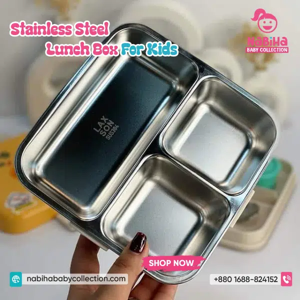 Dino Stainless Steel Lunch Box