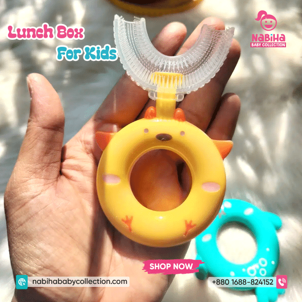 Cute U-Shaped Toothbrush for Kids