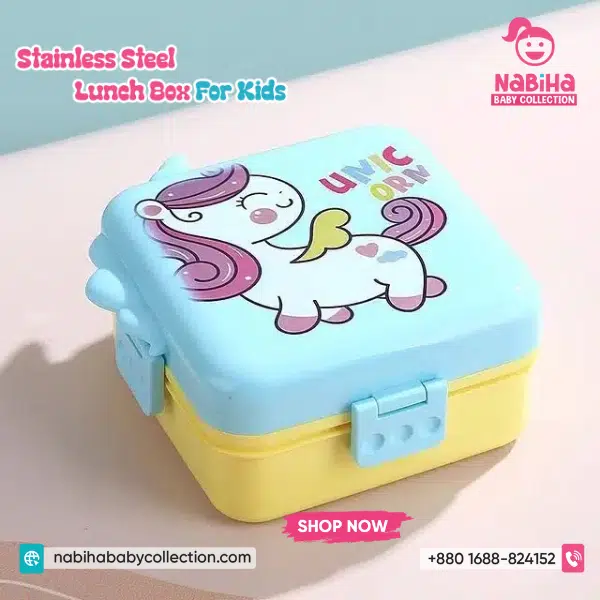 Unicorn Stainless Steel Leak-Proof Lunch Box – 1120ml