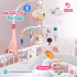 Happy Bed Bell – Musical Crib Mobile with Remote & Rotating Toys