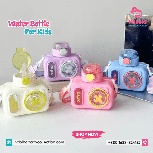 Camera Style Kids Water Bottle – 500ml