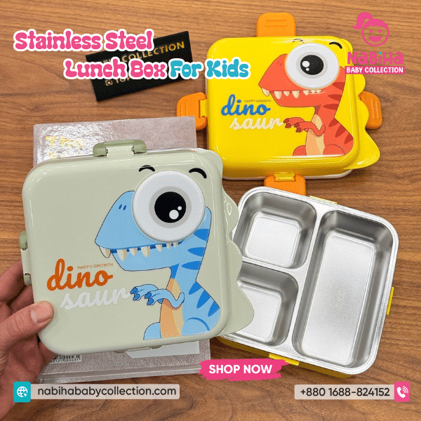 Dinosaur Stainless Steel Lunch Box–1190ml