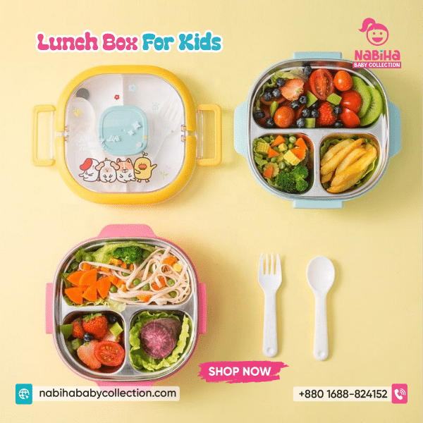 Cute Cartoon Stainless Steel Bento Lunch Box