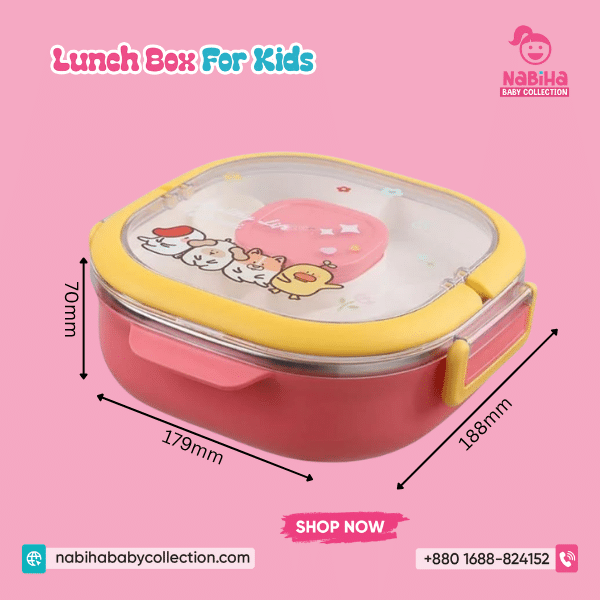 Cute Cartoon Stainless Steel Bento Lunch Box