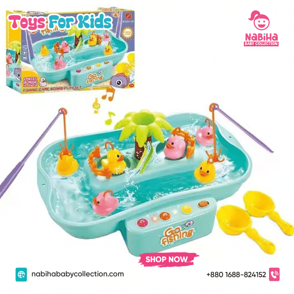 Musical Water Fishing Game for Kids