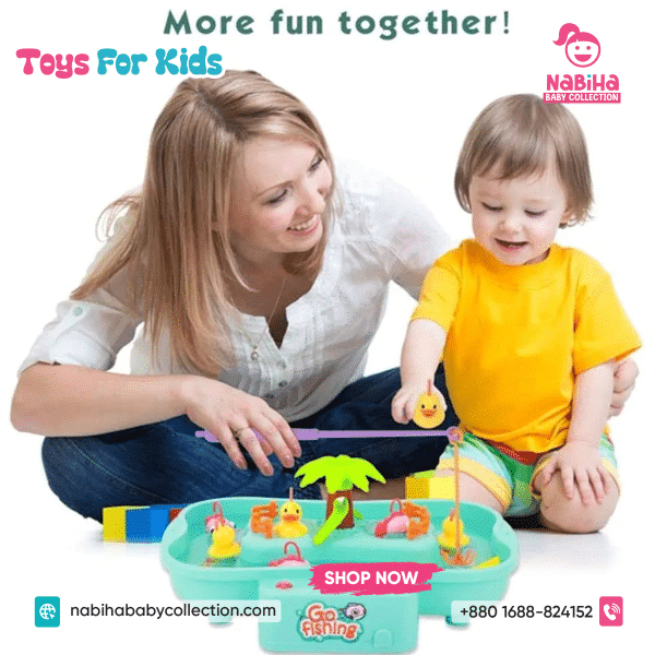 Musical Water Fishing Game for Kids