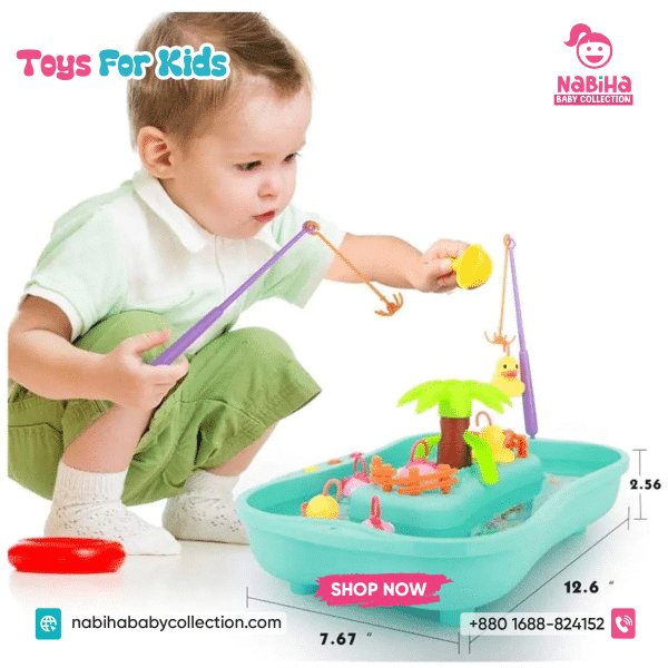 Musical Water Fishing Game for Kids