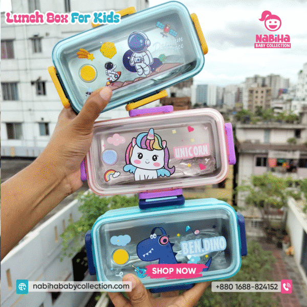 Stainless Steel Kids Lunch Box (Bento-Style)