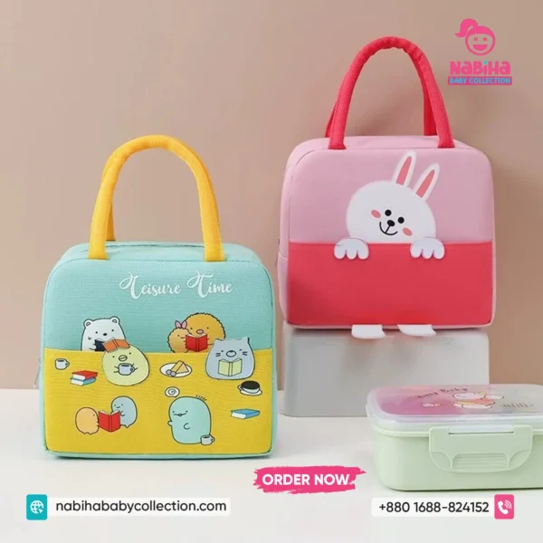 Cute Cartoon Insulated Thermal Lunch Bag