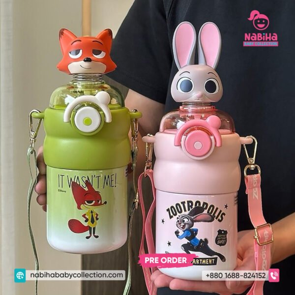Cute Bobblehead Thermos Bottle (550ml)