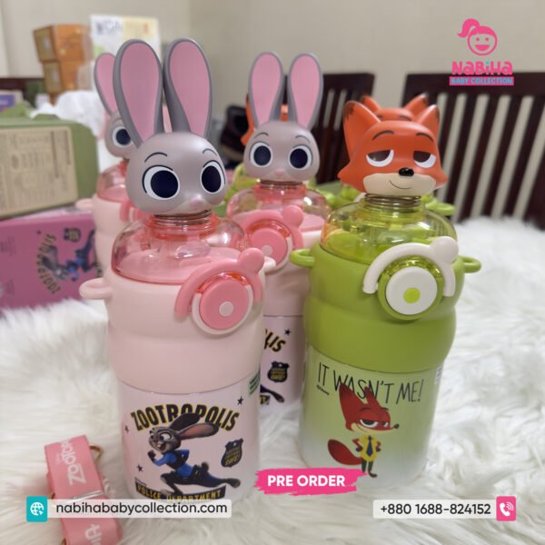 Cute Bobblehead Thermos Bottle (550ml)