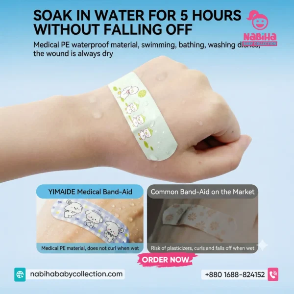 YIMED Cute Cartoon Waterproof Medical Band-Aid (100 Pcs/Box)