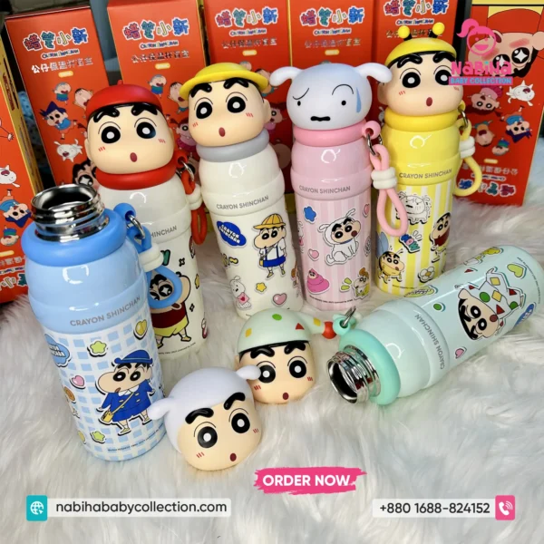 Crayon Shin-chan 3D Character Insulated Thermos Bottle (500ml)