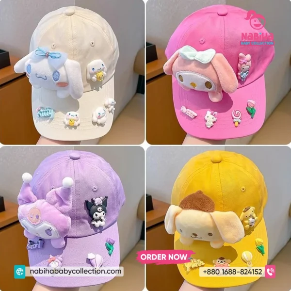 Sanrio 3D Plush Trendy Baseball Cap