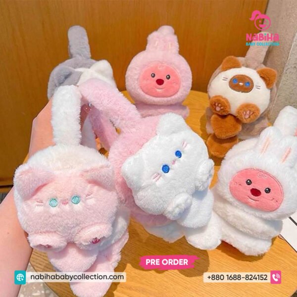 Cute Cat Winter Plush Earmuffs