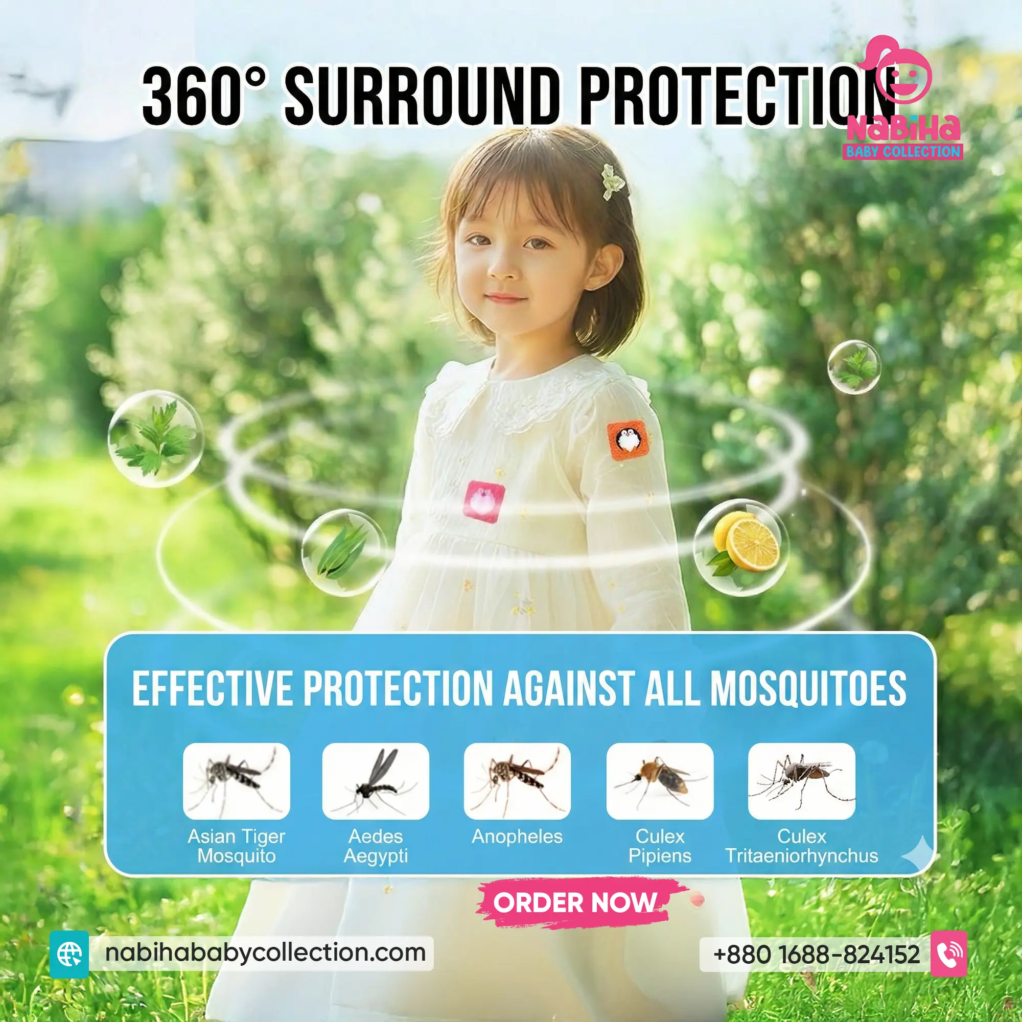 Summer Anti-Bite Plant Essential Oil Patches (36 Patches)