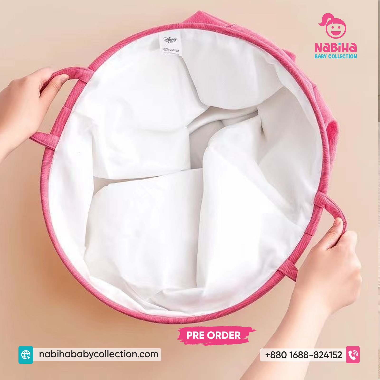 Cute Cartoon Laundry & Toy Storage Basket