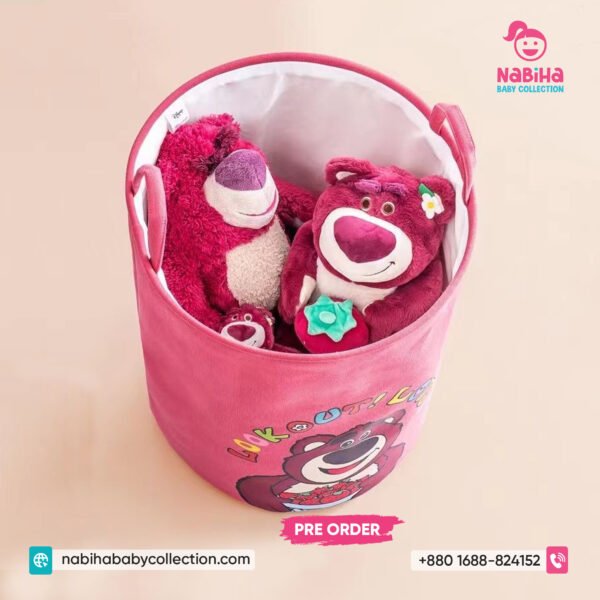 Cute Cartoon Laundry & Toy Storage Basket