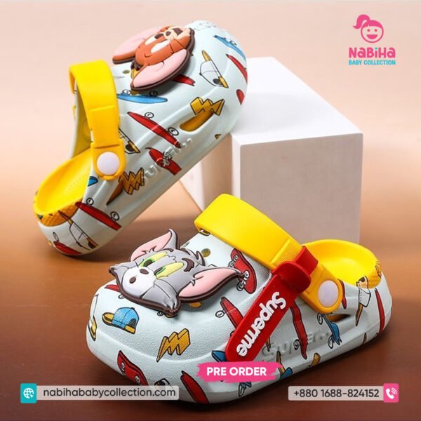 Tom & Jerry 3D Cartoon Kids Clogs
