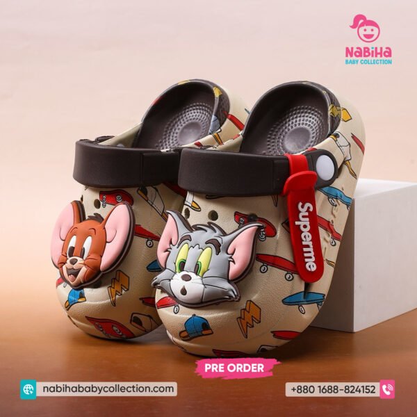 Tom & Jerry 3D Cartoon Kids Clogs