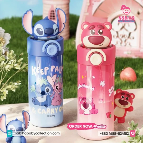 Cute Sanrio 3D Character Premium SUS 316 Insulated Thermos Bottle (450ml)