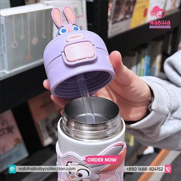 Disney & Marvel 3D Character Premium Water Bottle-500ml