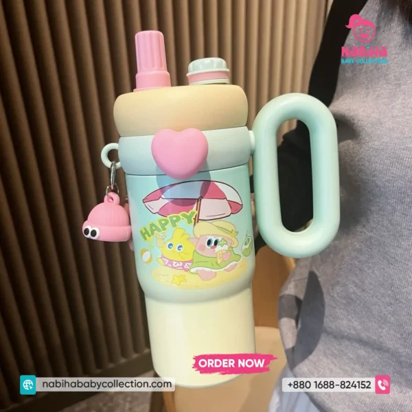 Cute Pastel Large Capacity Thermos Bottle (850ml)