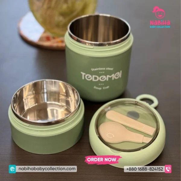 Todemi Stainless Steel Soup Cup (530ml–750ml) – Insulated Leak Proof Food Jar