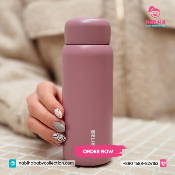 BELIEVE Stainless Steel Vacuum Flask Bottle