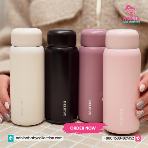 BELIEVE Stainless Steel Vacuum Flask Bottle