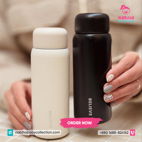 BELIEVE Stainless Steel Vacuum Flask Bottle