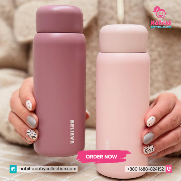 BELIEVE Stainless Steel Vacuum Flask Bottle
