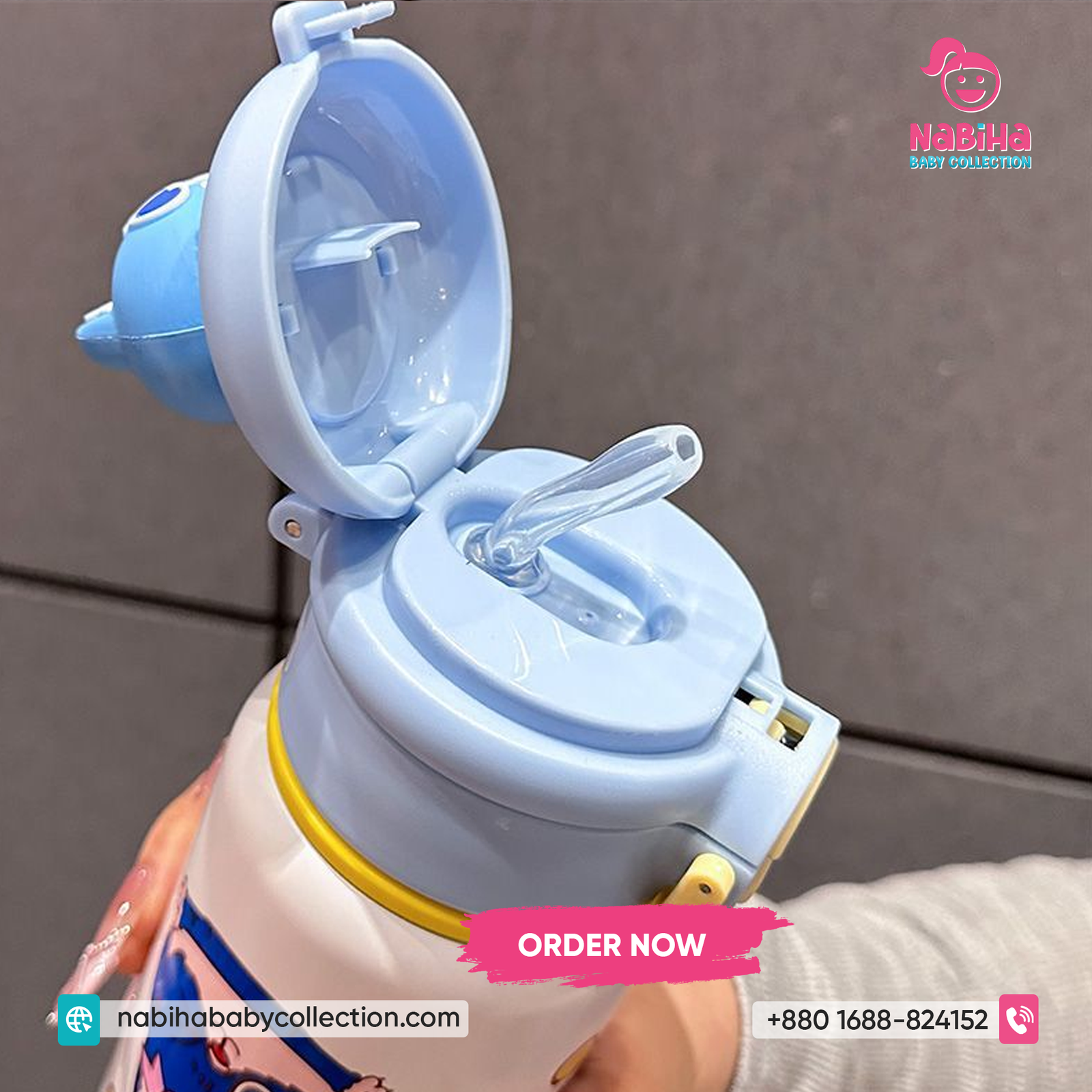 Cute Cartoon Kids Water Bottle