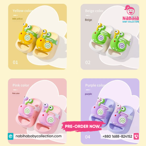 Cute Snail Baby Sandal (Imported – Pre Order)