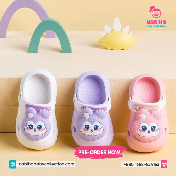 Cute Bunny Cartoon Baby Clog Sandal (Imported – Pre Order)