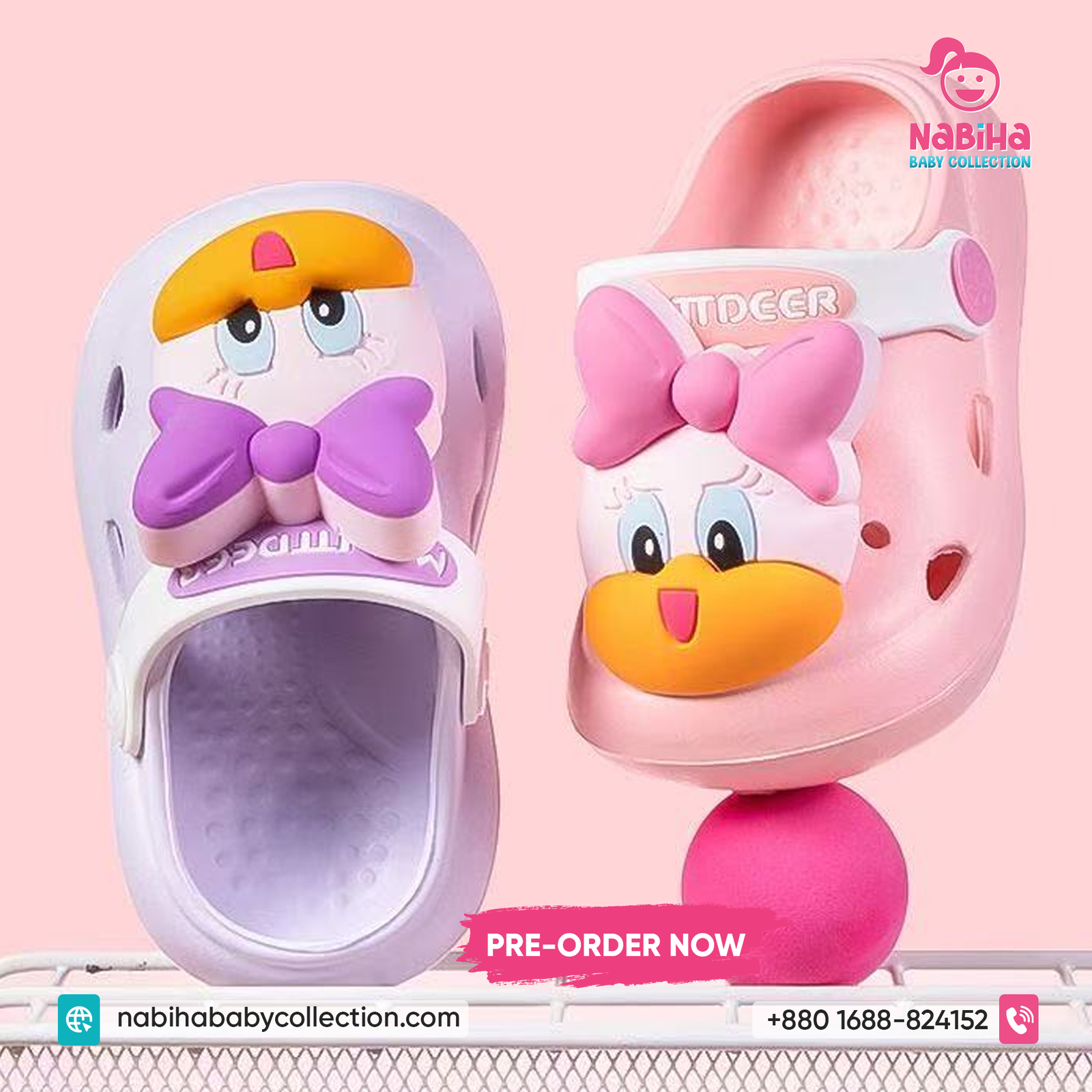 Cute Duck Cartoon Baby Clog Sandal (Imported – Pre Order)