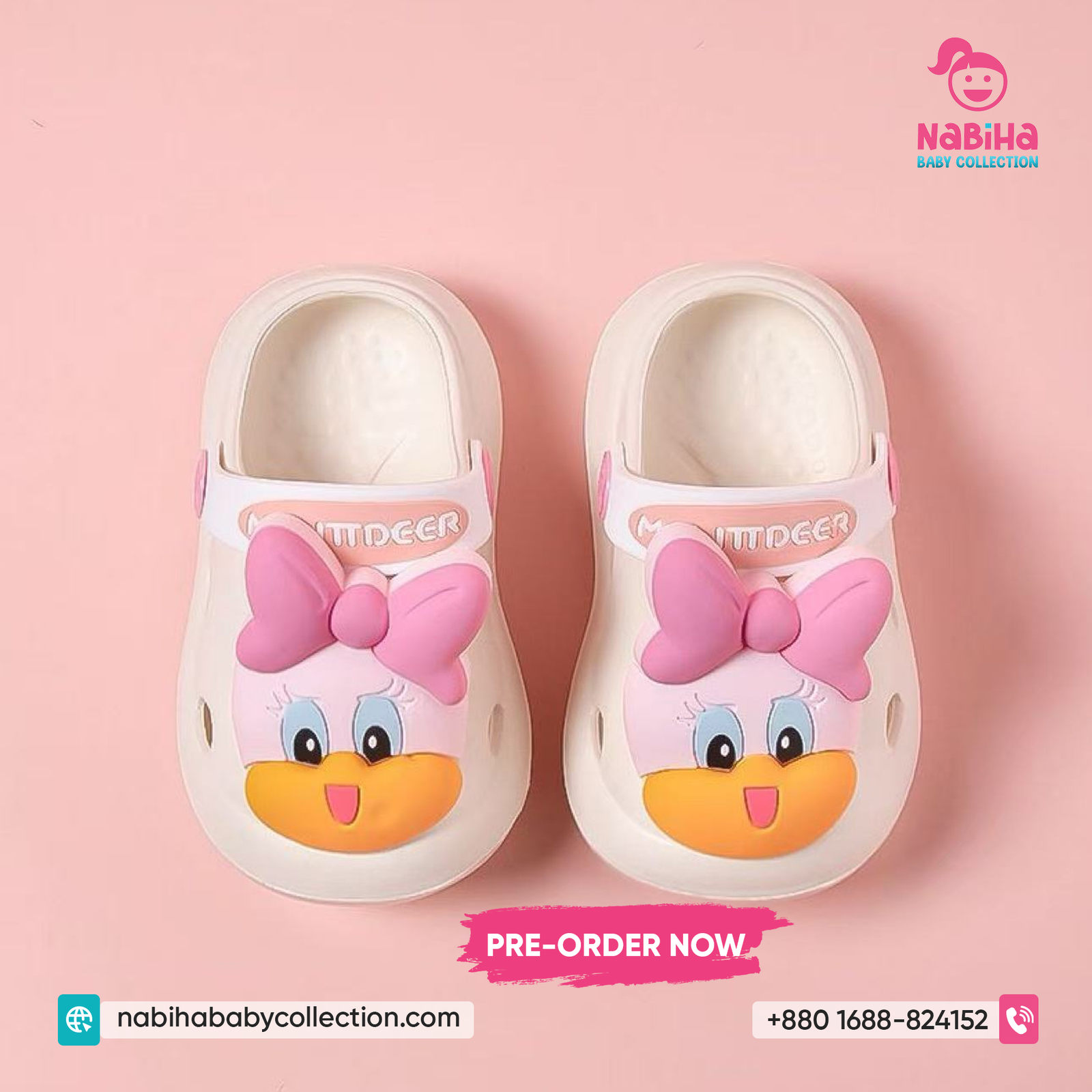 Cute Duck Cartoon Baby Clog Sandal (Imported – Pre Order)