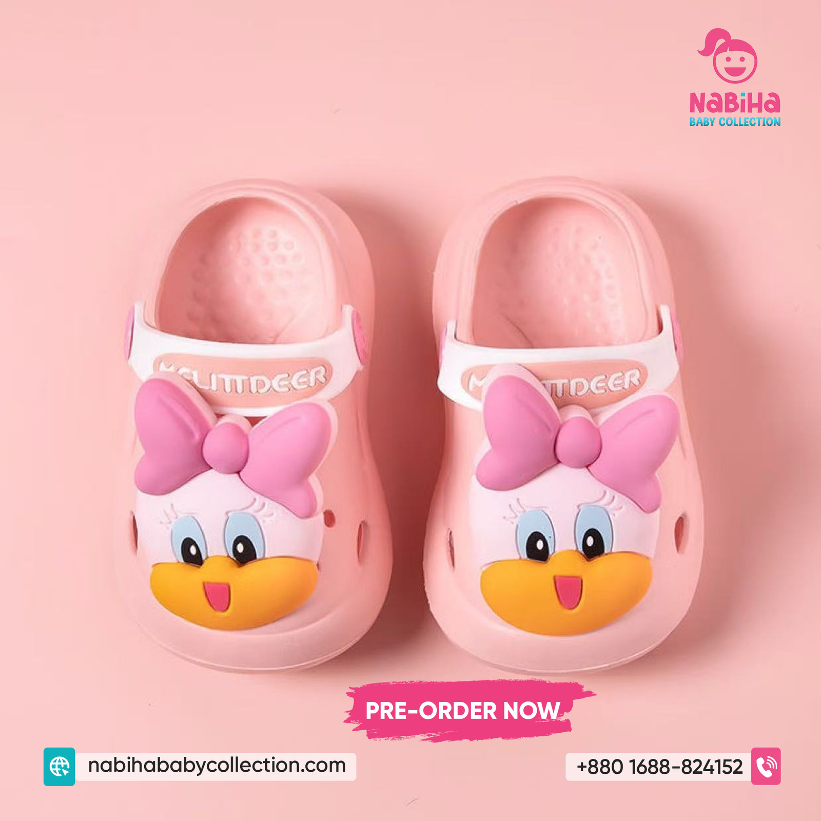 Cute Duck Cartoon Baby Clog Sandal (Imported – Pre Order)