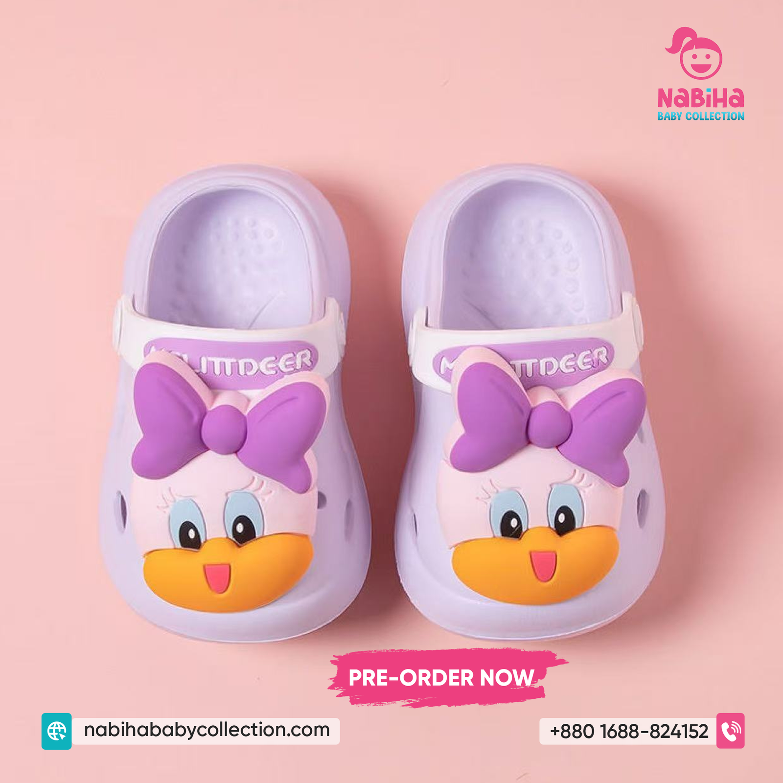 Cute Duck Cartoon Baby Clog Sandal (Imported – Pre Order)