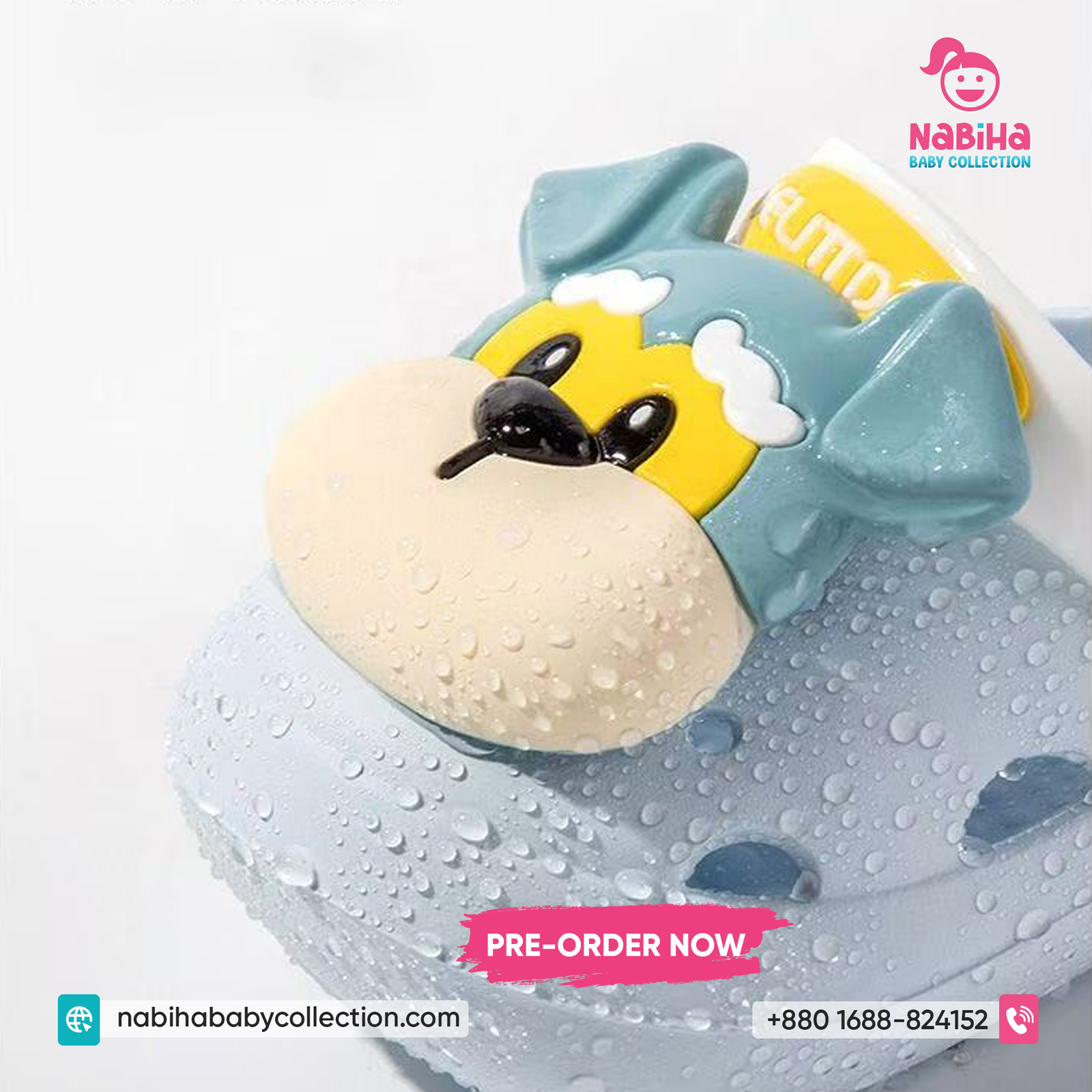 Cute Puppy Cartoon Baby Clog Sandal (Imported – Pre Order)
