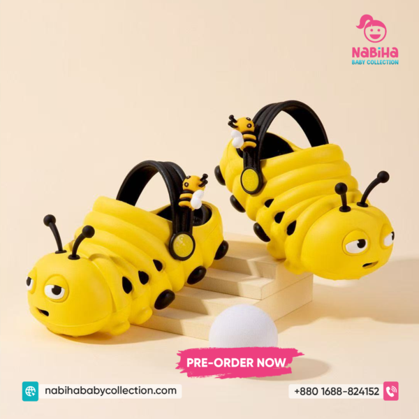  Cute Caterpillar Cartoon Baby Clog Sandal (Imported – Pre Order)