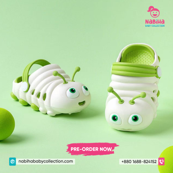Cute Caterpillar Cartoon Baby Clog Sandal (Imported – Pre Order)