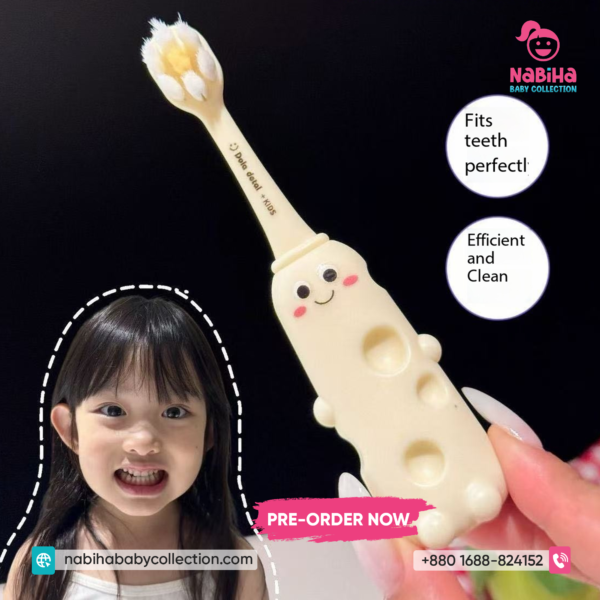 Premium Giraffe Kids Soft Bristle Toothbrush