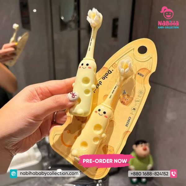 Premium Giraffe Kids Soft Bristle Toothbrush